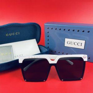 Ladies Back Sunglasses With White Frame FF1